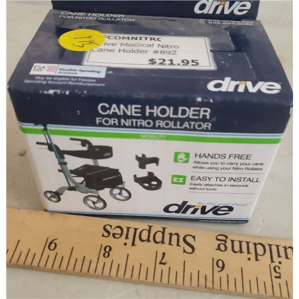 Drive Medical Cane Holder for Nitro Rollator SRP $21.95