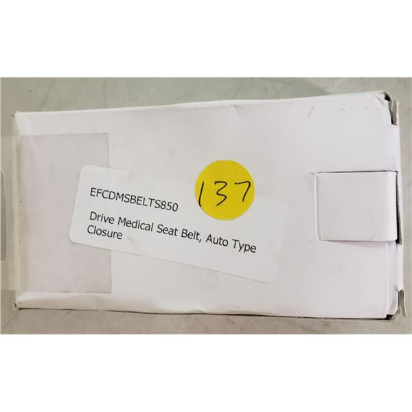 Drive Medical Seat Belt, Auto Type Closure