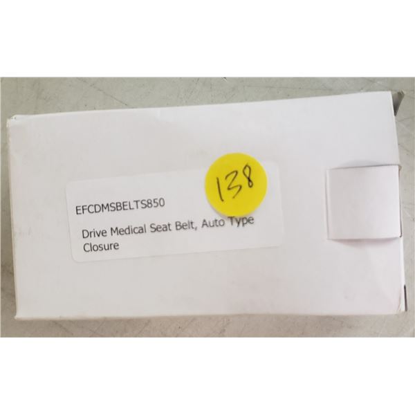 Drive Medical Seat Belt, Auto Type Closure