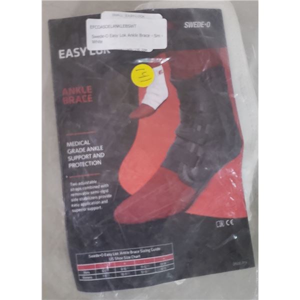 Swede-O Easy Lok Ankle Brace - Sm - White