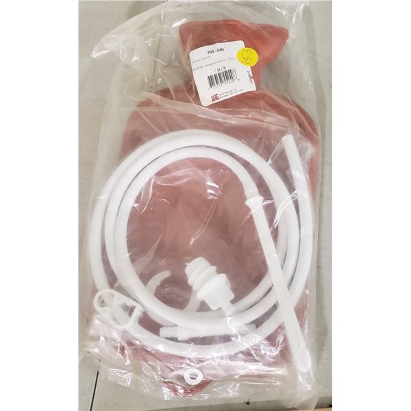 AMG Hot Water Bottle with Fountain Syringe