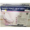 Image 1 : Drive Medical Raised Toilet Seat 4" w/Lid 12065