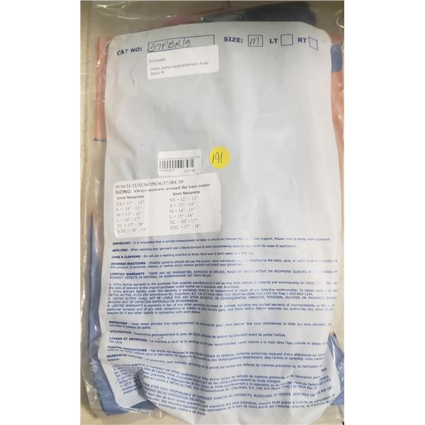 Ortho Active Hyperextension Knee Brace M SRP $119