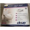 Image 1 : Drive Medical Raised Toilet Seat 4" SRP $68.00