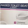 Image 4 : Drive Medical Raised Toilet Seat 4"