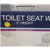 Image 2 : Drive Medical Raised Toilet Seat 2"