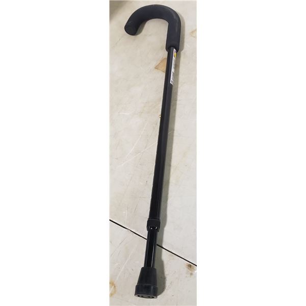 AMG Medical Round Handle Aluminum Cane Black