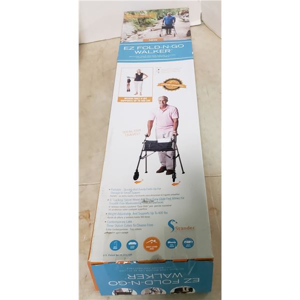 Strander EZ Fold-N-Go Walker (Rose)