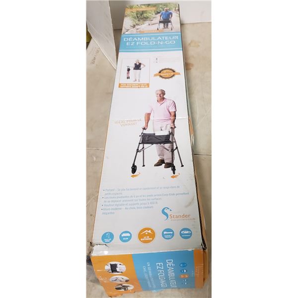 Strander EZ Fold-N-Go Walker (Blue)