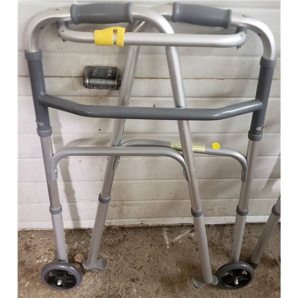 Drive Medical Deluxe One Button Folding Walker
