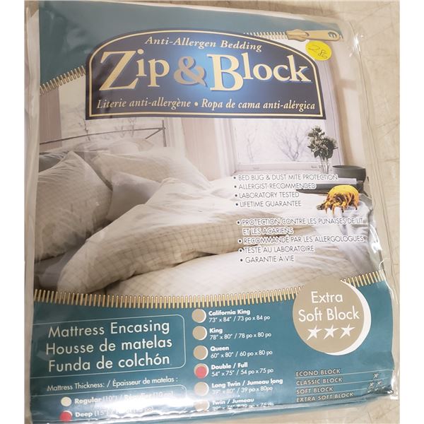 Zip & Block Anti-Allergen Bedding Extra Soft Block