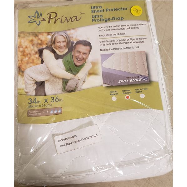 Priva Ultra Sheet Protector 34x36 P12605