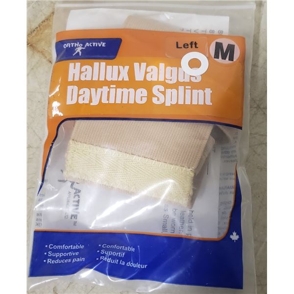 Ortho Active Hallux Valgus Daytime Splint LT MD SRP $14.00
