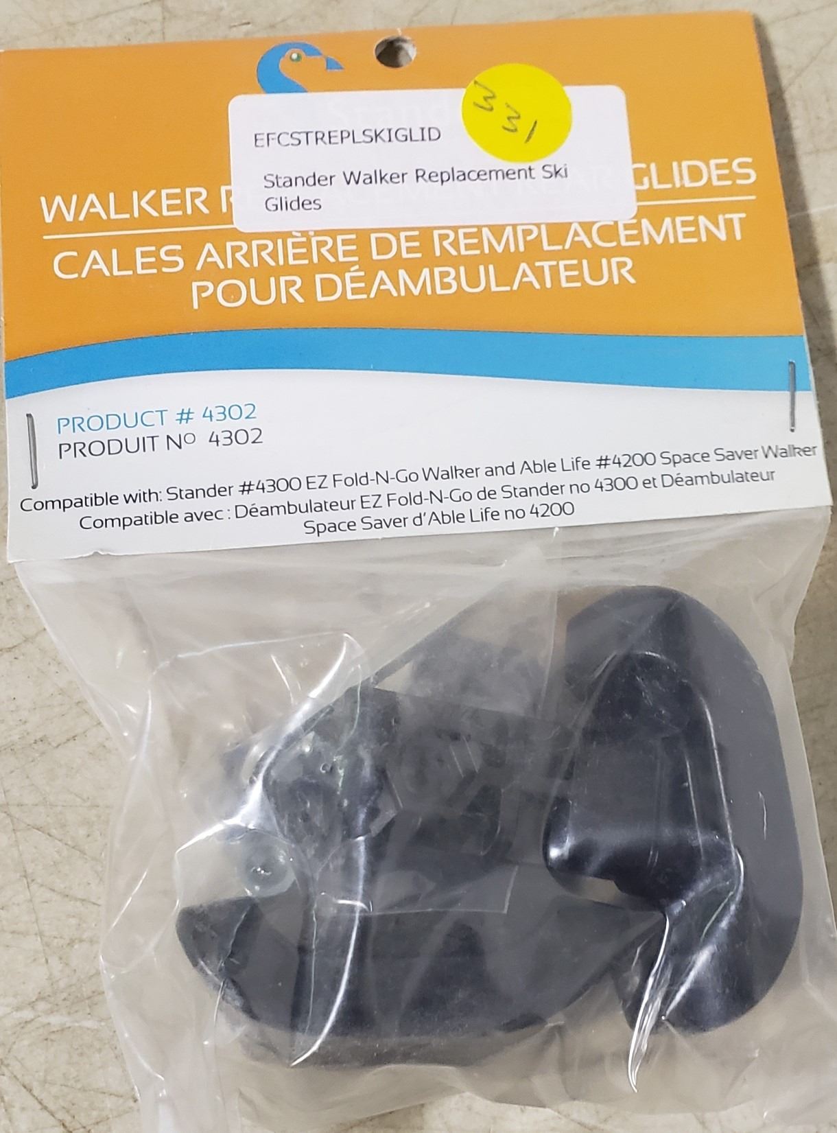 Stander Walker Replacement Ski Glides