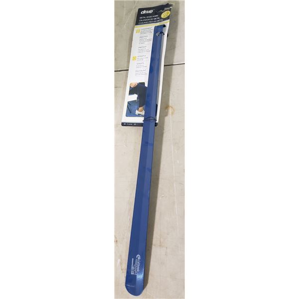 Drive Medical Metal Shoe Horn 23" Blue