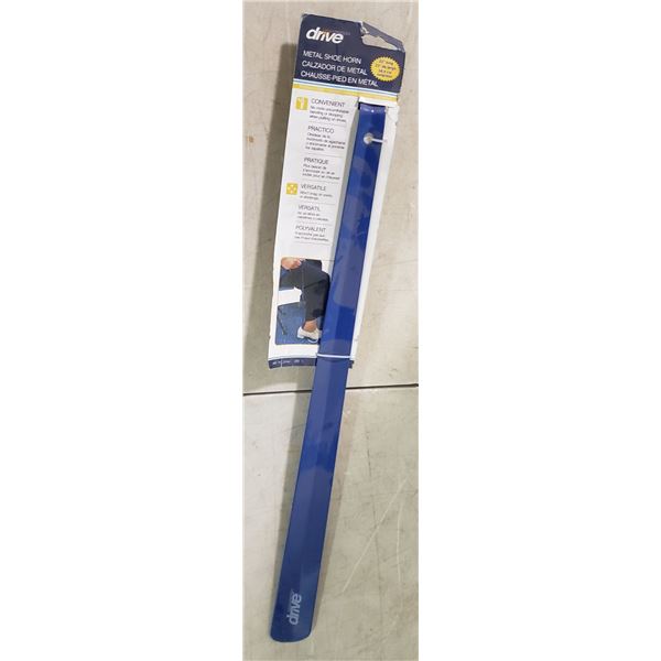 Drive Medical Metal Shoe Horn 23" Blue