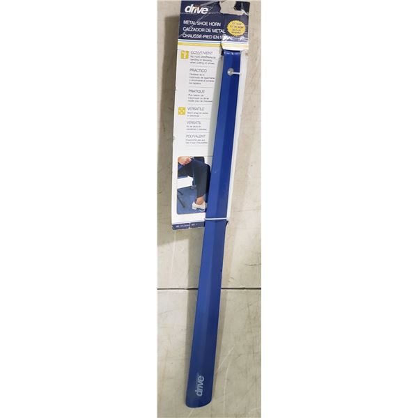 Drive Medical Metal Shoe Horn 23" Blue