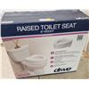 Image 1 : Drive Medical Raised Toilet Seat 6" No Lid