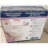 Image 2 : Drive Medical Raised Toilet Seat 6" With Lid