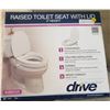 Image 1 : Drive Medical Raised Toilet Seat 2" With Lid