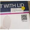 Image 3 : Drive Medical Raised Toilet Seat 2" With Lid