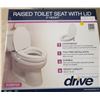 Image 1 : Drive Medical Raised Toilet Seat 2" With Lid