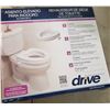 Image 3 : Drive Medical Raised Toilet Seat 2"