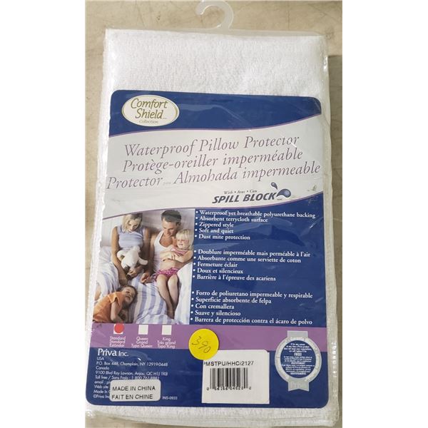 Priva Waterproof Pillow Protector