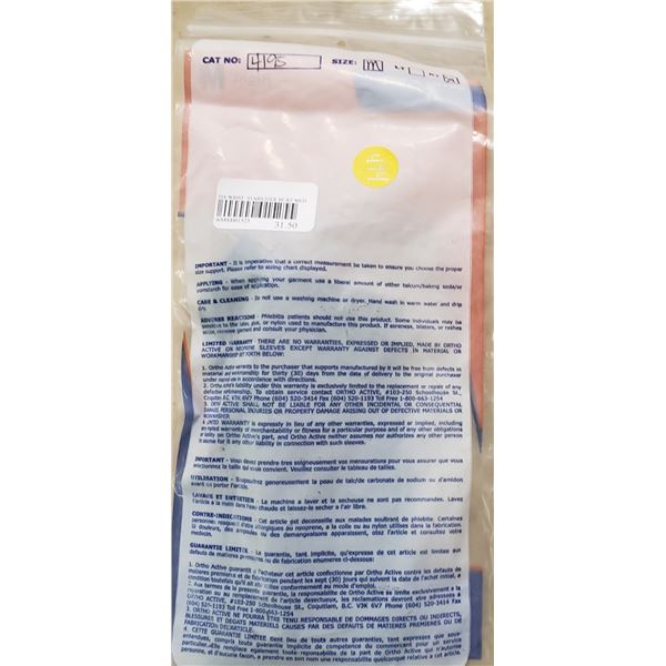 Ortho Active Wrist Stabilizer BodyFlex RT MED SRP $31.50