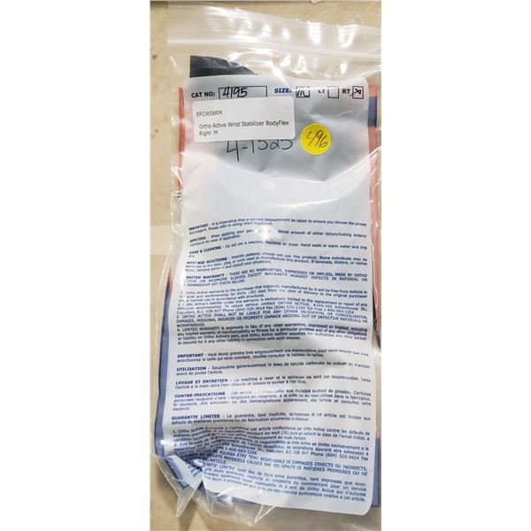 Ortho Active Wrist Stabilizer BodyFlex Right - Medium
