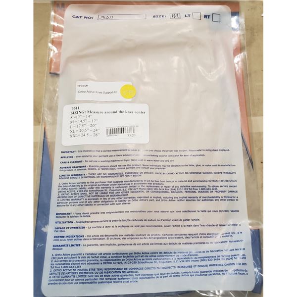Ortho Active Knee Support M SRP $33.20
