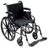 Image 1 : Drive Medical 16" Flip Back Wheelchair