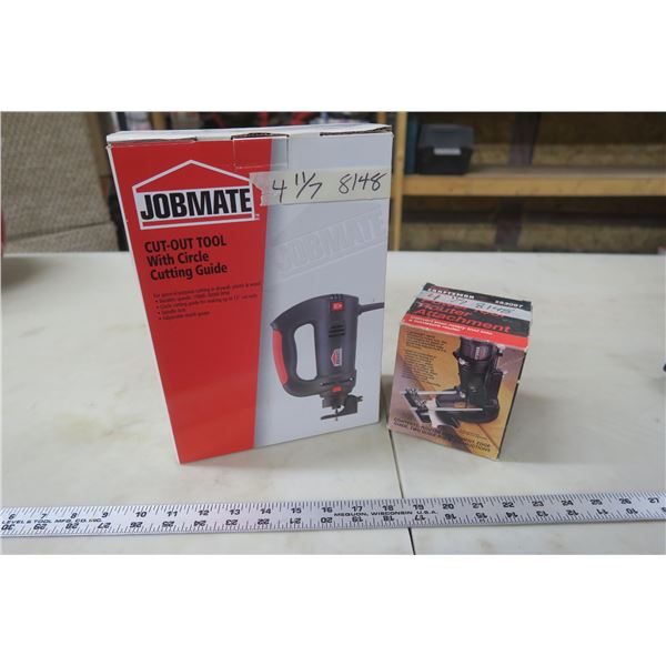 Jobmate Rotary Toool and Craftsman Edge Guide