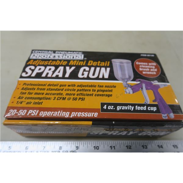 Central Pneumatic Detail Spray Gun NIB