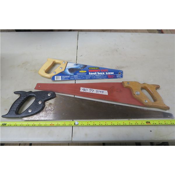 3 Hand Saws, 1 New