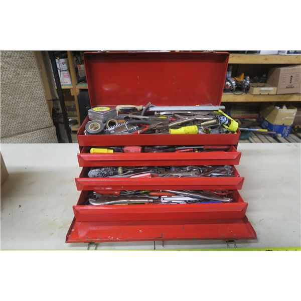 21 X 9 X 9 Tool Box With Contents