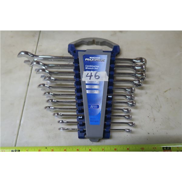 Like New Mastercraft Metric Wrench Set 8-22mm