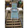 Image 1 : Lawn Chair Lounger and 2 Side Tables