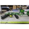 Image 3 : John Deere Tractor, Cultivator & Hay Wagon