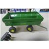 Image 6 : John Deere Tractor, Cultivator & Hay Wagon