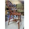 Image 3 : 1 Antique Wood Chair & Vintage Office Chair