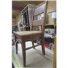 Image 3 : Antique Wooden Chair and Vintage Storage Stool