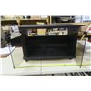 Image 4 : Black Wheeled TV Stand 27 X 15 X 18