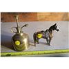 Image 1 : Antique Atomizer and Bronze Horse Statue