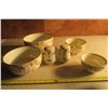 Image 1 : Matching Bowls (4) W/ Salt And Pepper Shakers