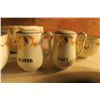 Image 6 : Matching Bowls (4) W/ Salt And Pepper Shakers