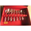Image 2 : White Orchid Community Silver Plated Silverware Set in Anti-Tarnish Box