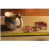 Image 1 : Swan Creamer & Pig and Piglette Figurines