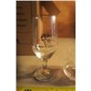 Image 2 : Box of Misc. Glasses, Olympic Wine Glasses, 6 Short Glasses & 6 Colored Glasses