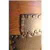 Image 7 : Antique Oak Chair W/ Leather Back